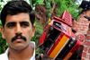 Kasargod: Tipper truck overturns onto house, driver dies